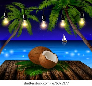 tropical vector background