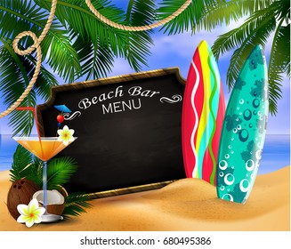 tropical vector background