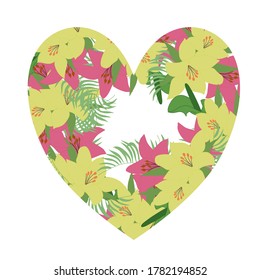 Tropical vector frame, perfect to use on the web or in print for invitations