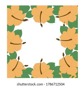 Tropical vector frame,perfect to use on the web or in print