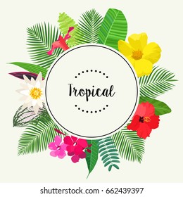 Tropical vector illustration