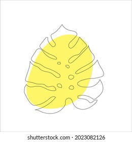 impresión vectorial tropical. plantas tropicales. abstracción para ropa o impresión