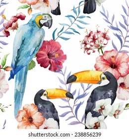 tropics, bird pattern