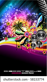 Tropilca Disco Dance Latin Music Event Background