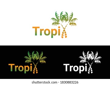Tropix Logo or Icon Design Vector Image