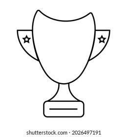 Tropy-Symbol-Vektordesign in der Illustration
