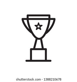 Tropy icon vector design template