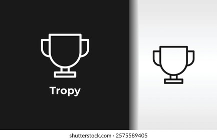 Tropy Vector, Icon Or Logo Sign Isolated Symbol Illustration