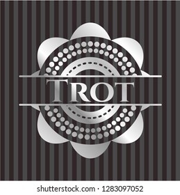 Trot silver emblem