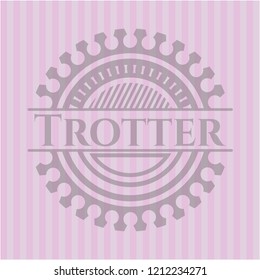 Trotter pink emblem