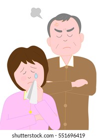 The trouble of the family.. It is the quarrel of a parent and the child.