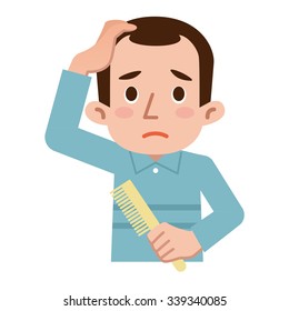 Trouble of thinning hair