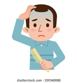 Trouble of thinning hair