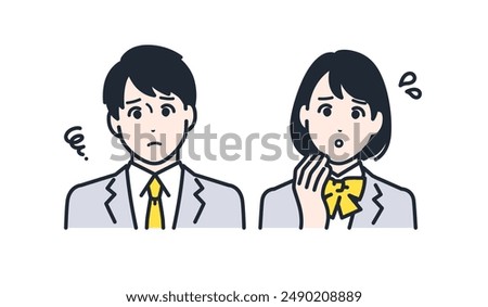Troubled Thinking Troubled Student Middle School High School Student Icon