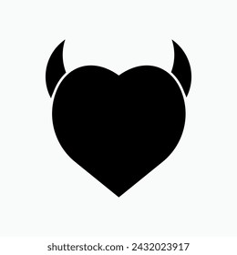 Troublemaker Icon. Devil, Bad Guys Symbol - Vector. 