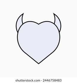 Troublemaker Icon. Devil, Bad Guys Symbol - Vector.