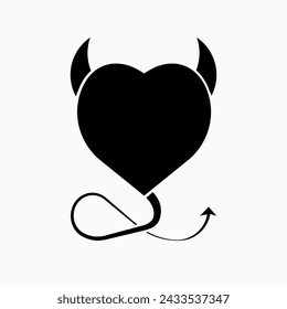 Troublemaker Icon. Evil, Devil. Bad Boys Symbol - Vector. 