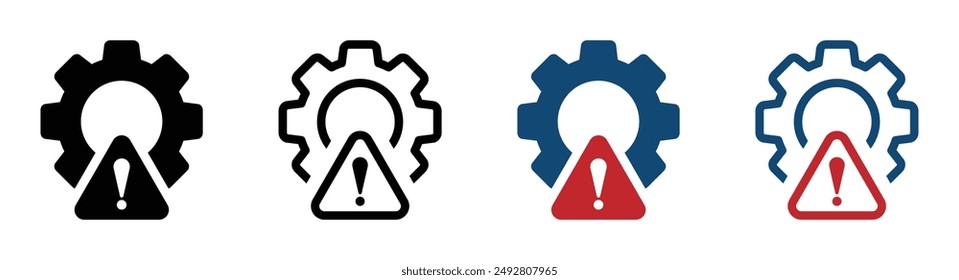 Solucionar problemas de iconos de vectores rellenos y de línea establecidos. Solucionar problemas de diseños de iconos