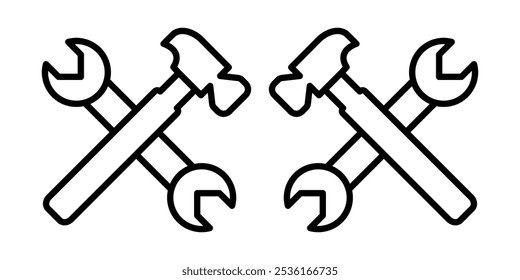 Solución de problemas conjunto de iconos silueta Vector Imagen Ilustración de arte