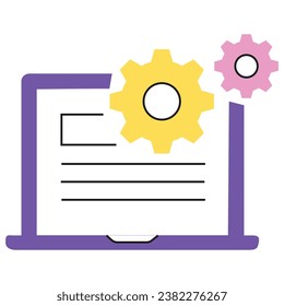 Fehlerbehebungssymbol. Ideal für technische Unterstützung und Diagnostik. Vektorbearbeitungsfähig.