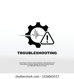 troubleshooting icon vector
