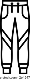 Trouser vector icon. Can be used for printing, mobile and web applications.