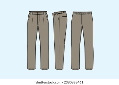 Trousers (British English), slacks, or pants (American English) are an item of clothing worn from the waist to anywhere between the knees and the ankles, 