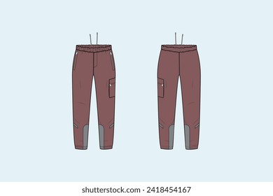 Trousers (British English), slacks, or pants (American English) are an item of clothing worn from the waist to anywhere between the knees and the ankles.