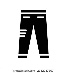 Trousers icon design, illustration design