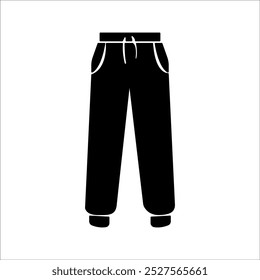 Trousers icon. linear style sign for mobile concept and web design. Sports pants outline vector icon. Symbol, logo illustration. Vector graphics