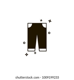 trousers icon. sign design
