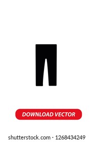Trousers icon, Vector