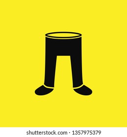 trousers icon vector
