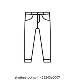 trousers icon vector template illustration logo design