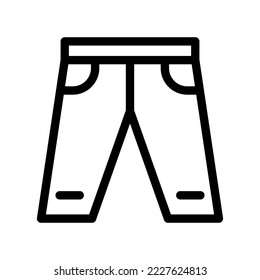 trousers line icon illustration vector graphic