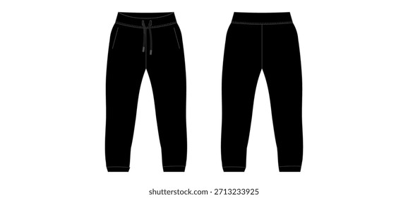 Vector de Plantilla de maqueta de pantalón