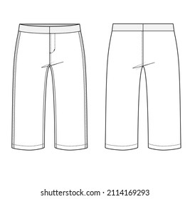 trousers pants  unmentionables
breeches shorts man woman fashion wear technical drawing