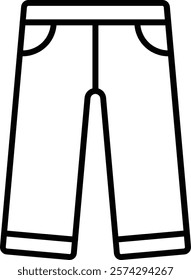 Trousers vector icon. Can be used for printing, mobile and web applications.