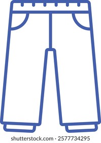 Trousers vector icon. Can be used for printing, mobile and web applications.