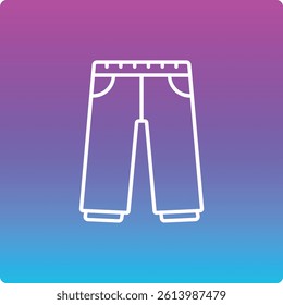 Trousers vector icon. Can be used for printing, mobile and web applications.