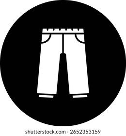Trousers vector icon. Can be used for printing, mobile and web applications.