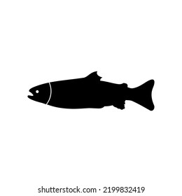 Trout fish icon vector design templates
