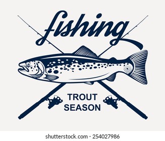 Download Trout Silhouette High Res Stock Images Shutterstock