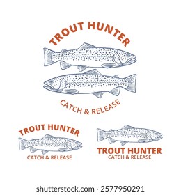 TROUT HUNTER catch and release fishing