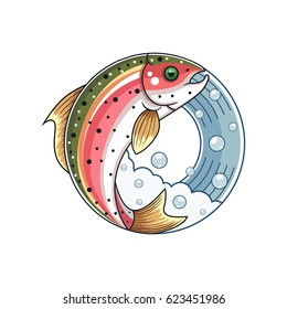 trout logo
