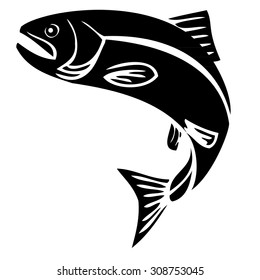 Trout Vector Illustration