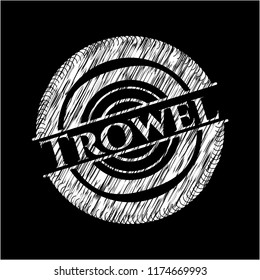 Trowel chalk emblem