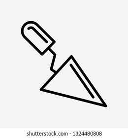 Trowel concept line icon. Simple element illustration. Trowel concept outline symbol design. Can be used for web and mobile UI/UX . Modern vector style