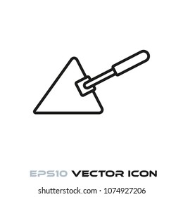 Vector de icono de línea plana Trowal