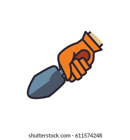trowel gardening tool